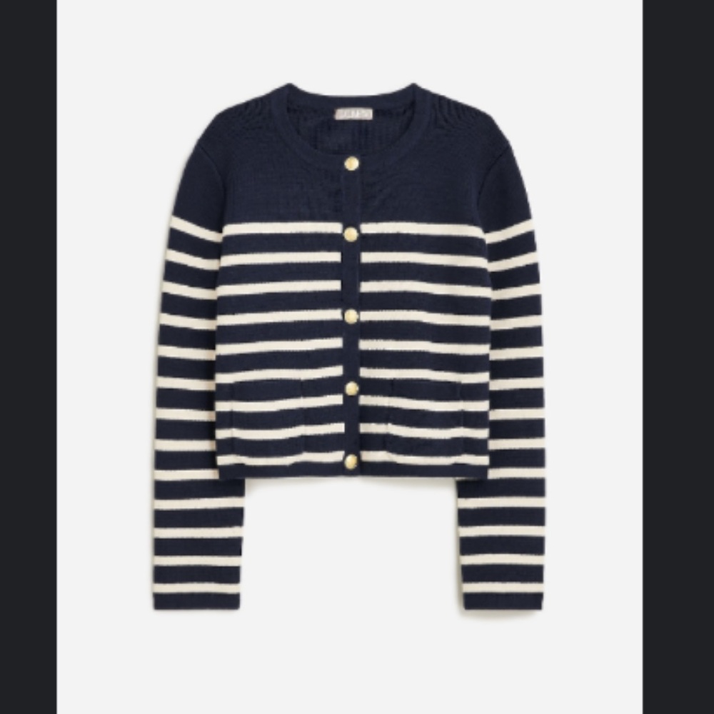 Emilie sweater lady jacket in stripe